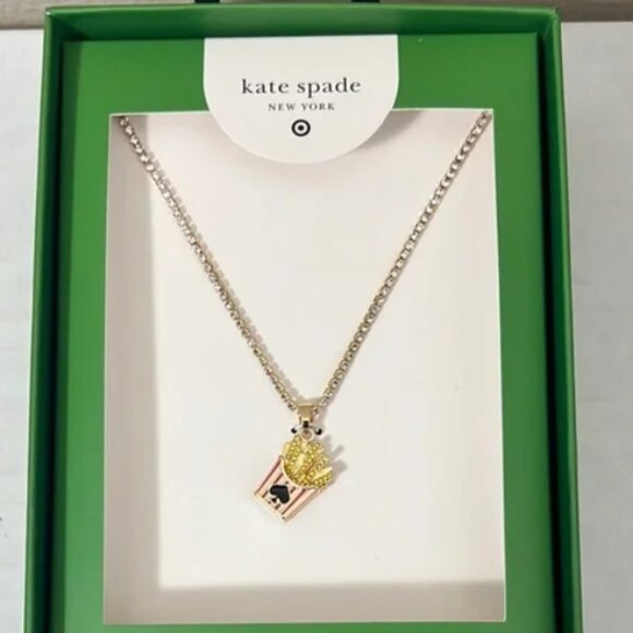 Kate Spade x Target French Fry Necklace - Picture 2 of 3